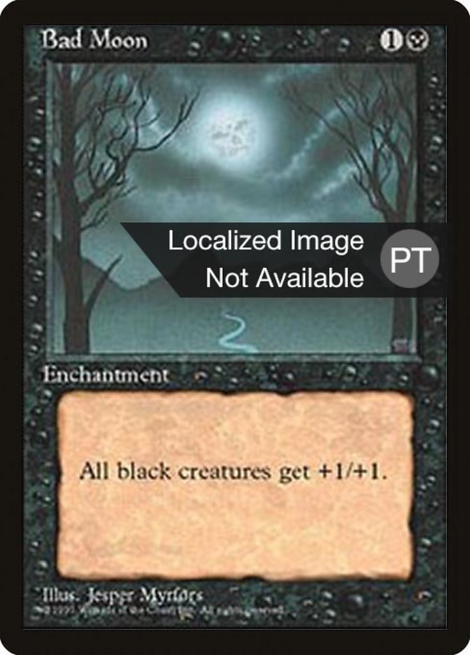 Bad Moon [Fourth Edition (Foreign Black Border)] | Local Legends