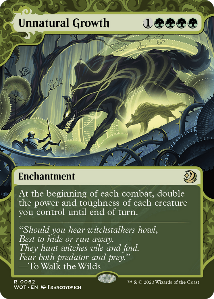 Unnatural Growth [Wilds of Eldraine: Enchanting Tales] | Golgari Games