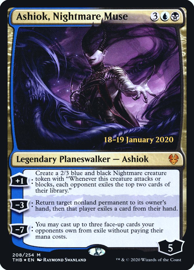 Ashiok, Nightmare Muse [Theros Beyond Death Prerelease Promos] | Golgari Games