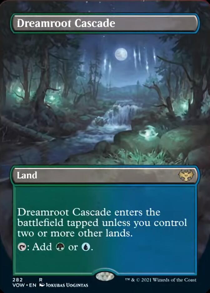 Dreamroot Cascade (Borderless Alternate Art) [Innistrad: Crimson Vow] | Golgari Games