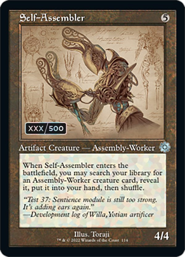 Self-Assembler (Retro Schematic) (Serial Numbered) [The Brothers' War Retro Artifacts] | Golgari Games