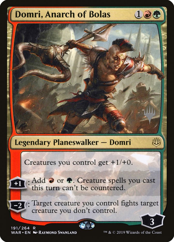 Domri, Anarch of Bolas (Promo Pack) [War of the Spark Promos] | Golgari Games