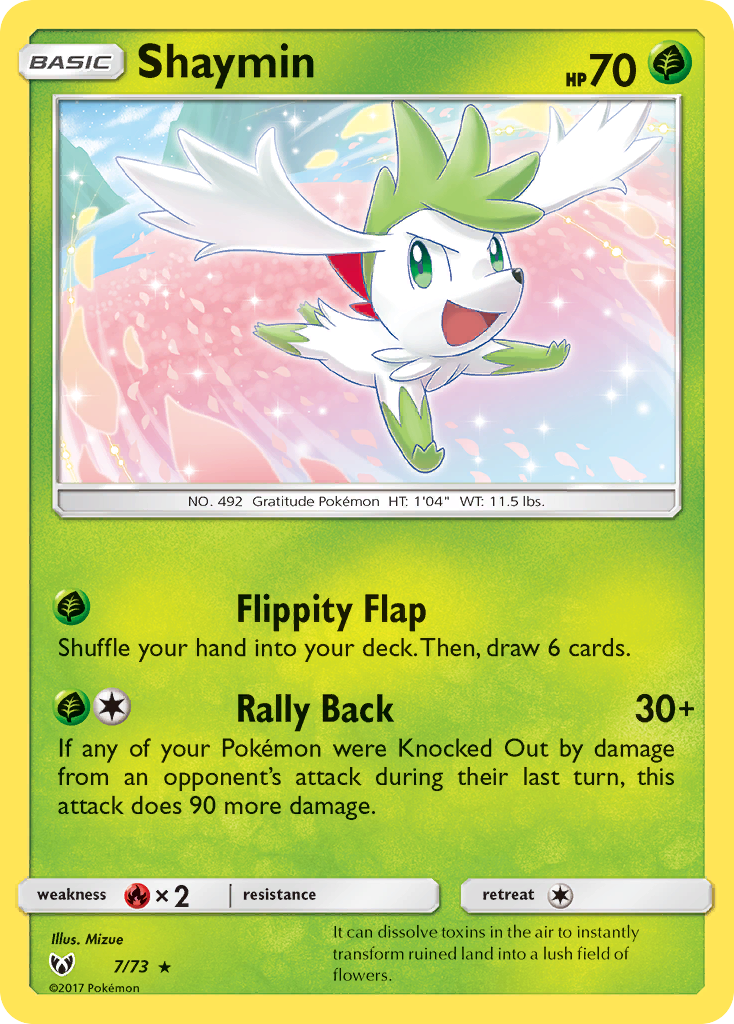 Shaymin (7/73) [Sun & Moon: Shining Legends] | Golgari Games