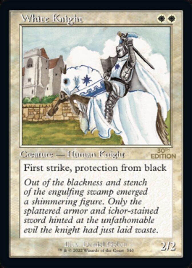 White Knight (Retro) [30th Anniversary Edition] | Local Legends