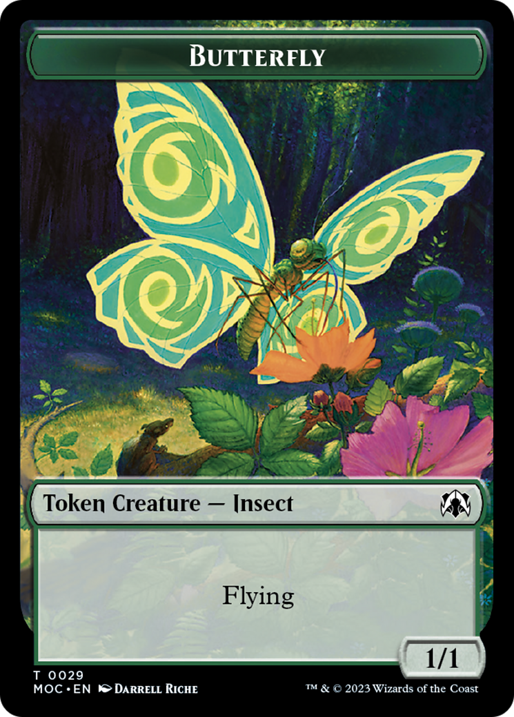 Butterfly // City's Blessing Double-Sided Token [March of the Machine Commander Tokens] | Local Legends