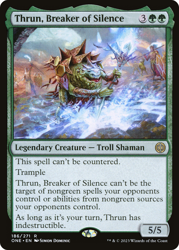 Thrun, Breaker of Silence [Phyrexia: All Will Be One] | Golgari Games