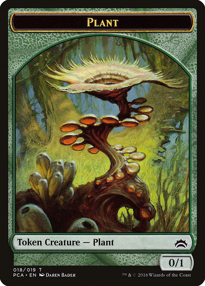 Plant Token [Planechase Anthology Tokens] | Golgari Games