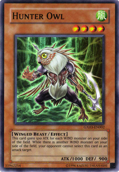 Hunter Owl [GX03-EN002] Super Rare | Golgari Games