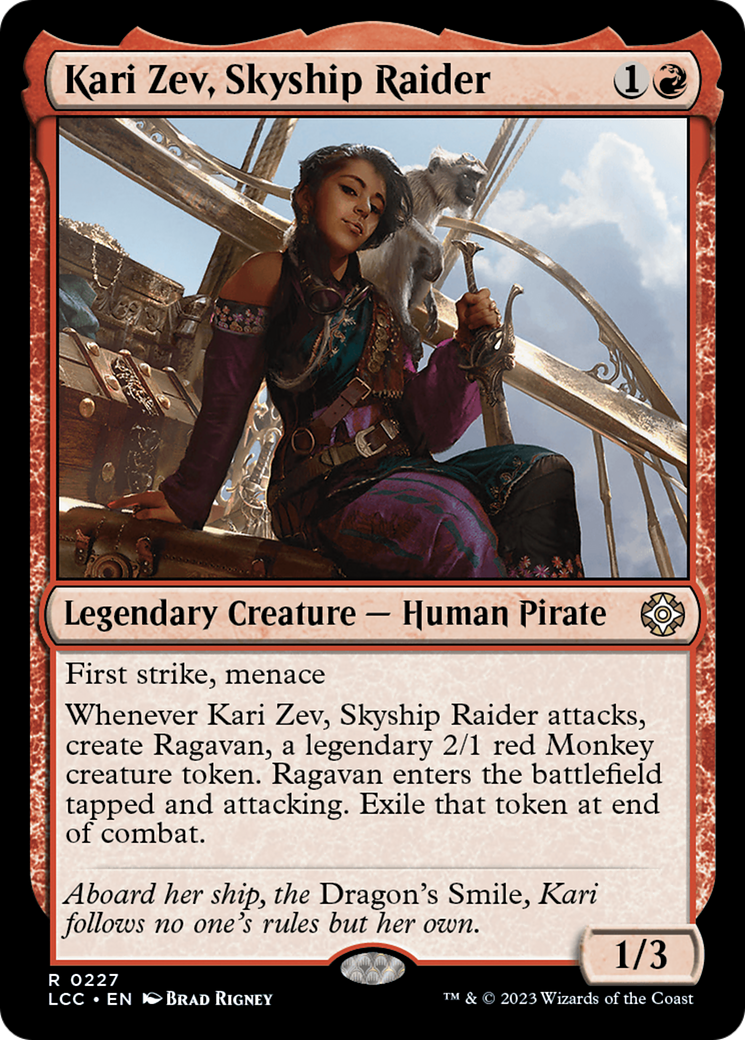 Kari Zev, Skyship Raider [The Lost Caverns of Ixalan Commander] | Local Legends
