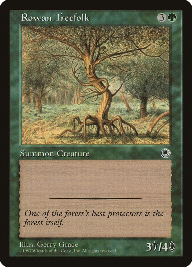 Rowan Treefolk [Portal] | Golgari Games