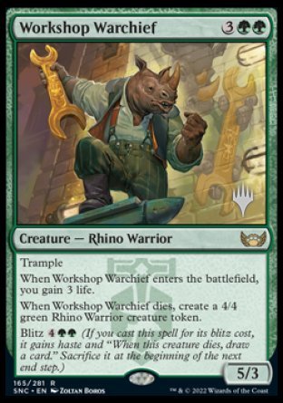 Workshop Warchief (Promo Pack) [Streets of New Capenna Promos] | Golgari Games