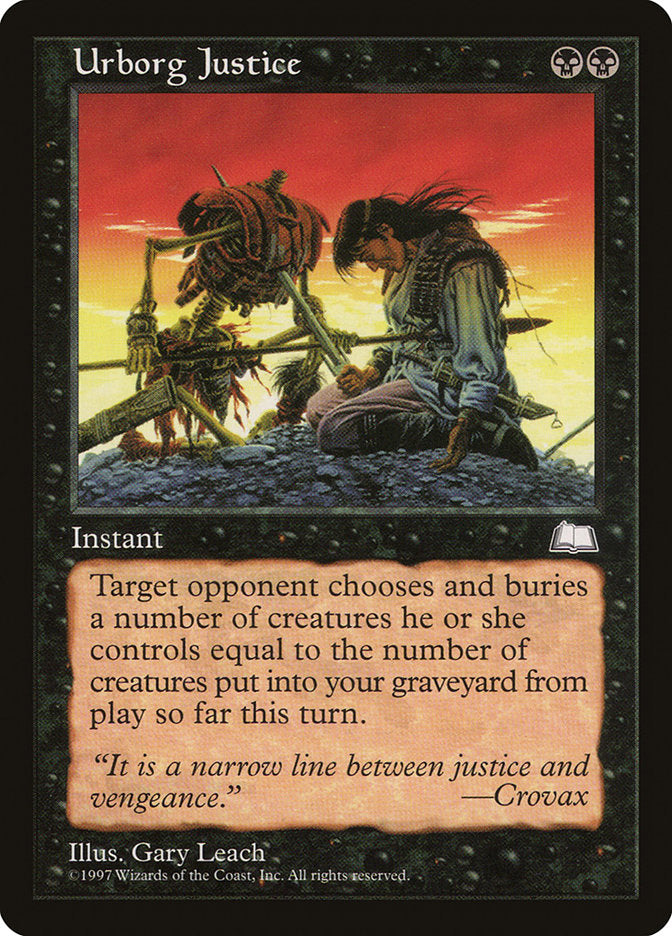 Urborg Justice [Weatherlight] | Local Legends