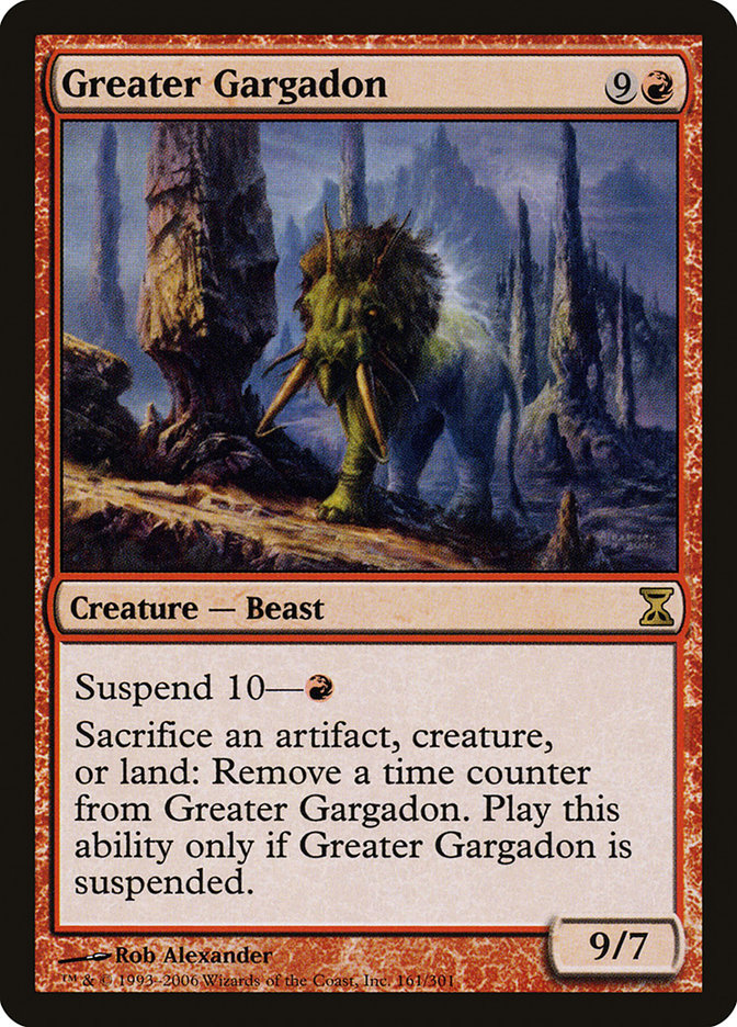 Greater Gargadon [Time Spiral] | Local Legends