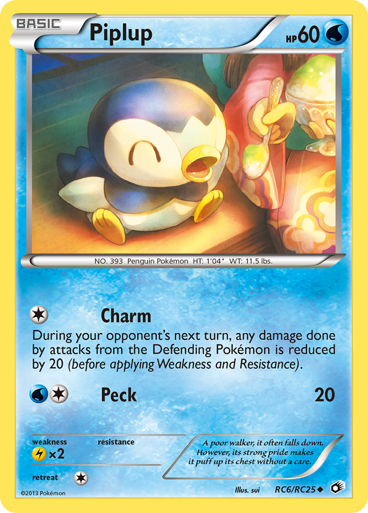 Piplup (RC6/RC25) [Black & White: Legendary Treasures] | Golgari Games