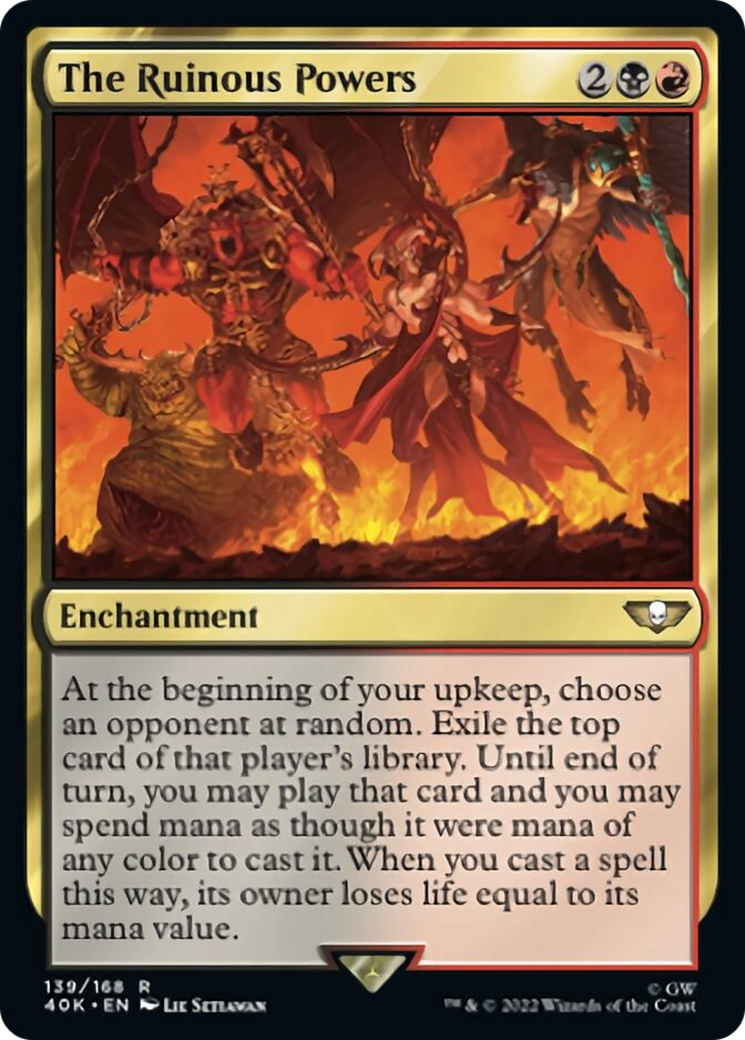 The Ruinous Powers (Surge Foil) [Universes Beyond: Warhammer 40,000] | Local Legends