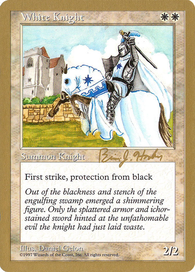 White Knight (Brian Hacker) [World Championship Decks 1998] | Golgari Games