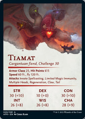 Tiamat Art Card [Dungeons & Dragons: Adventures in the Forgotten Realms Art Series] | Local Legends