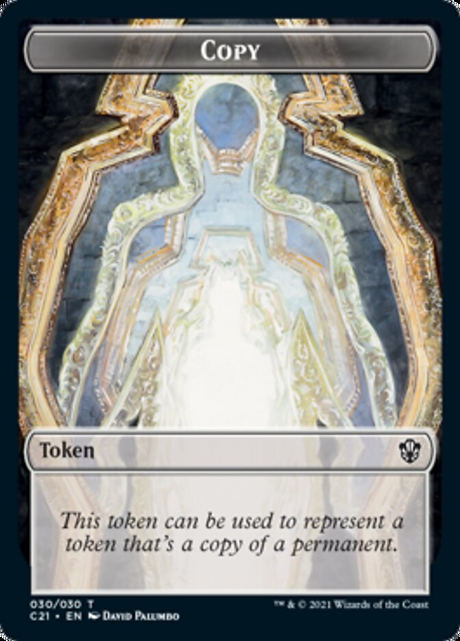 Copy // Construct Token (030) [Commander 2021 Tokens] | Golgari Games