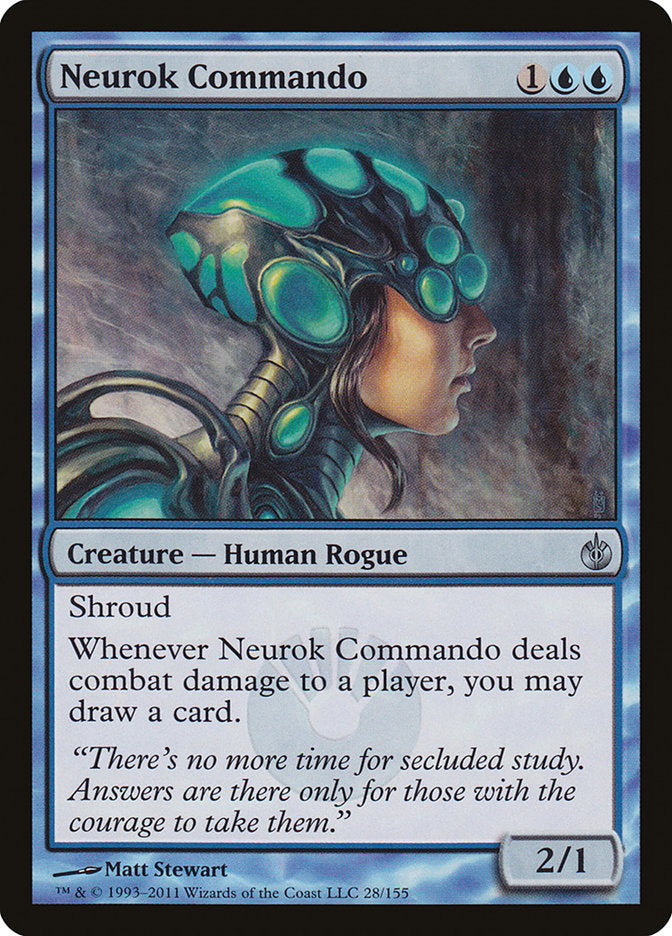 Neurok Commando [Mirrodin Besieged] | Golgari Games