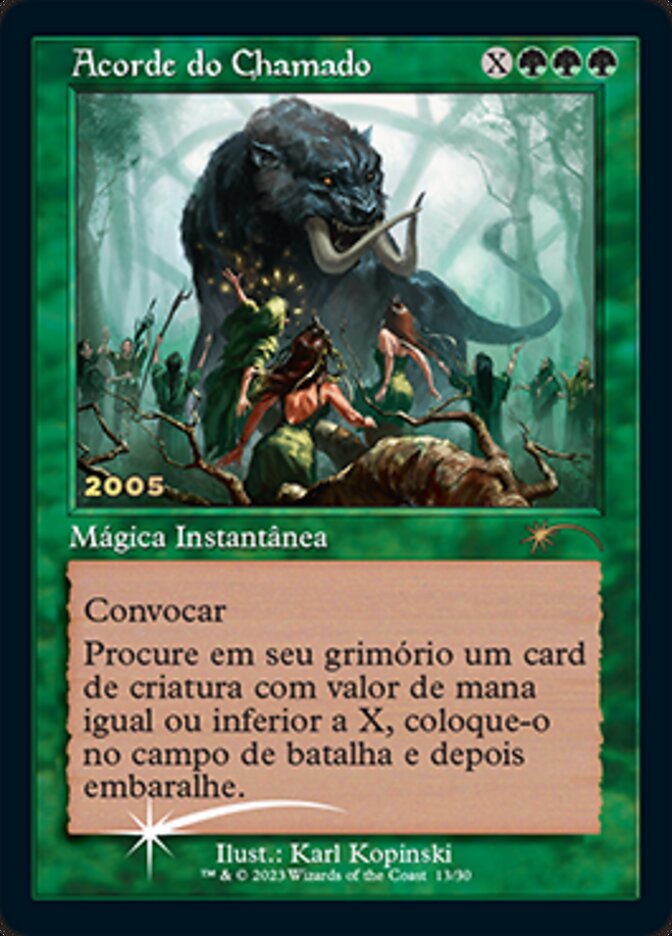 Acordo do Chamado (Chord of Calling) [30th Anniversary Promos] | Golgari Games