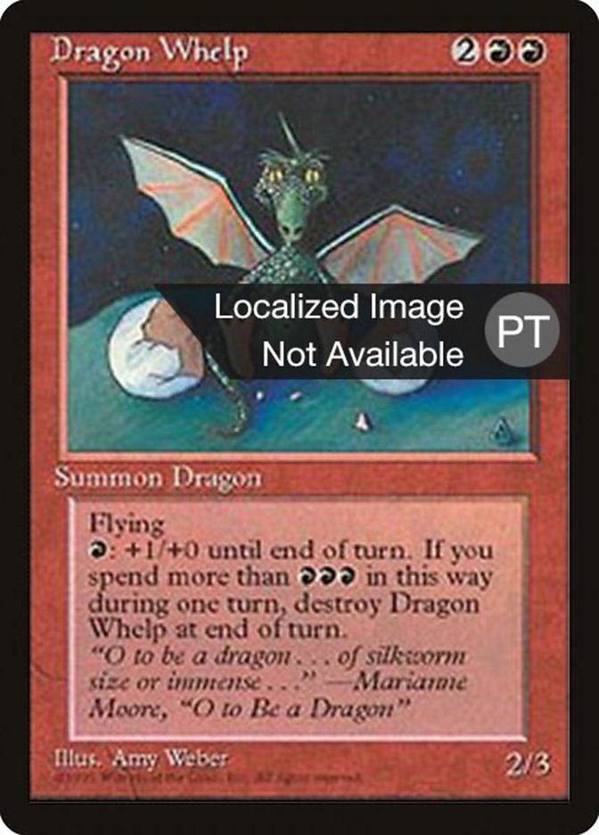 Dragon Whelp [Fourth Edition (Foreign Black Border)] | Local Legends