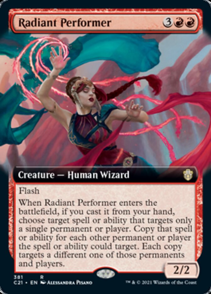 Radiant Performer (Extended Art) [Commander 2021] | Local Legends