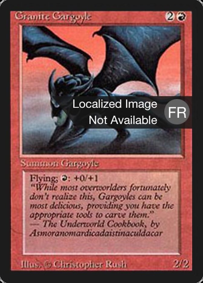 Granite Gargoyle [Foreign Black Border] | Golgari Games