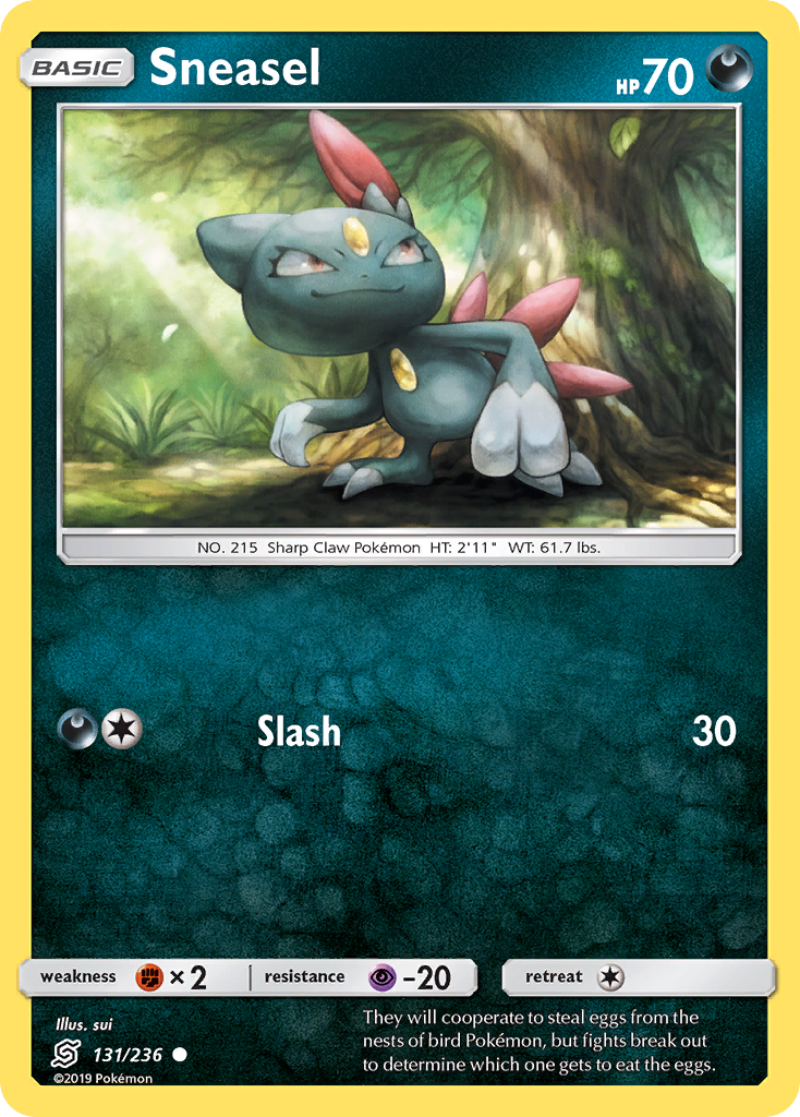 Sneasel (131/236) [Sun & Moon: Unified Minds] | Golgari Games