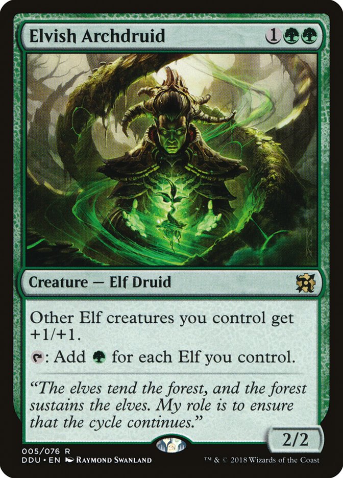 Elvish Archdruid [Duel Decks: Elves vs. Inventors] | Golgari Games