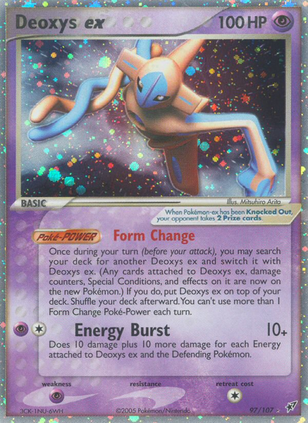 Deoxys ex (97/107) [EX: Deoxys] | Golgari Games