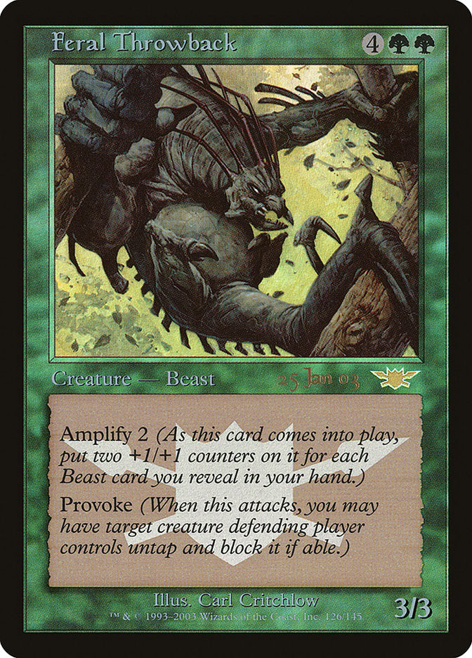 Feral Throwback [Legions Promos] | Local Legends
