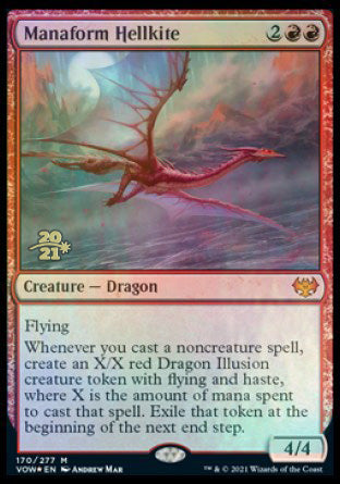 Manaform Hellkite [Innistrad: Crimson Vow Prerelease Promos] | Golgari Games