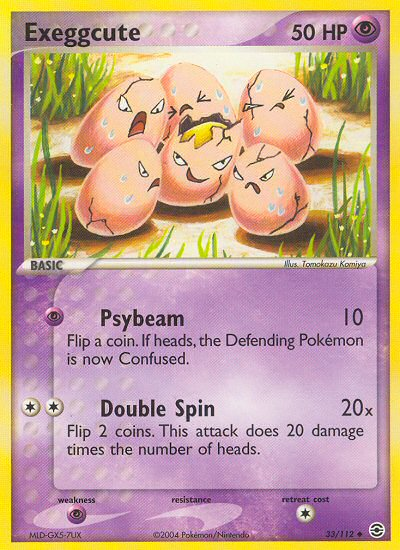 Exeggcute (33/112) [EX: FireRed & LeafGreen] | Golgari Games