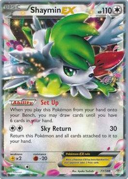 Shaymin EX (77/108) (The Flying Hammer - Rowan Stavenow) [World Championships 2015] | Golgari Games