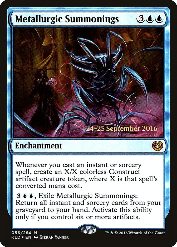 Metallurgic Summonings [Kaladesh Prerelease Promos] | Local Legends