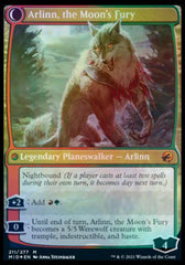 Arlinn, the Pack's Hope // Arlinn, the Moon's Fury [Innistrad: Midnight Hunt Prerelease Promos] | Golgari Games