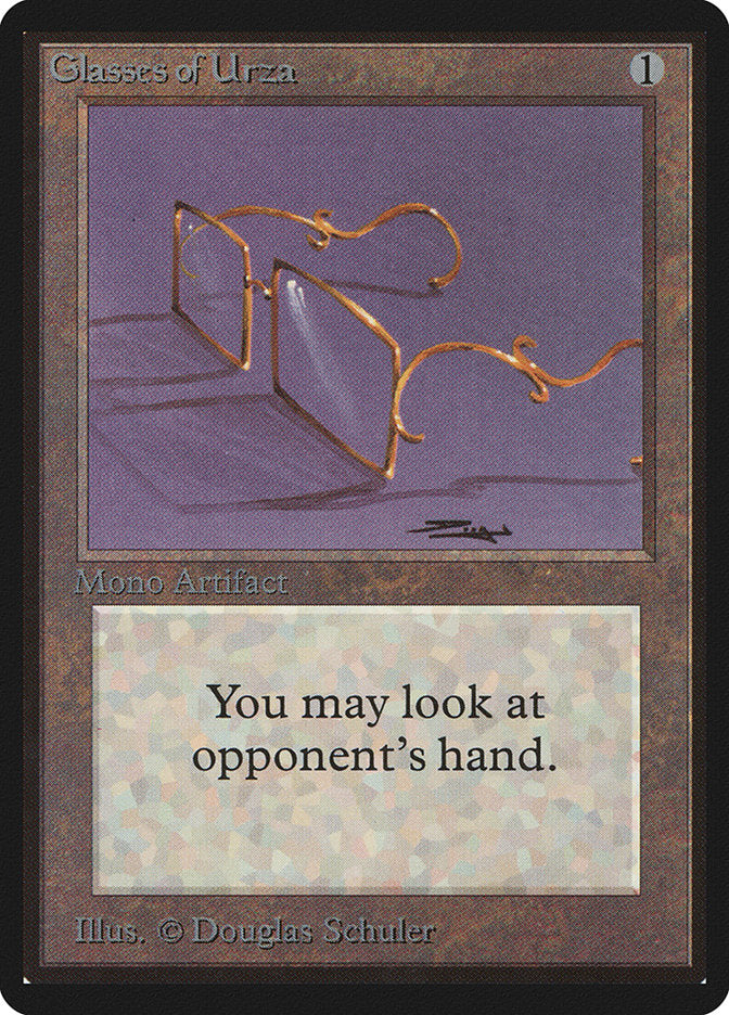 Glasses of Urza [Beta Edition] | Golgari Games