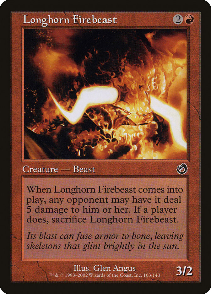 Longhorn Firebeast [Torment] | Local Legends