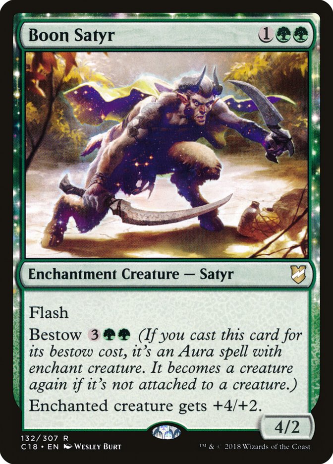 Boon Satyr [Commander 2018] | Golgari Games