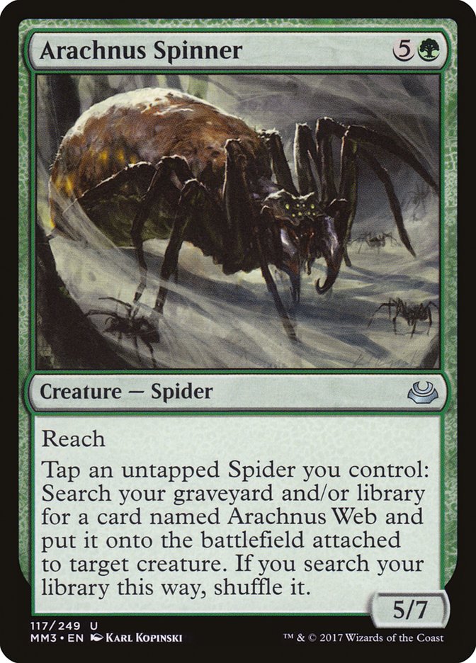 Arachnus Spinner [Modern Masters 2017] | Golgari Games