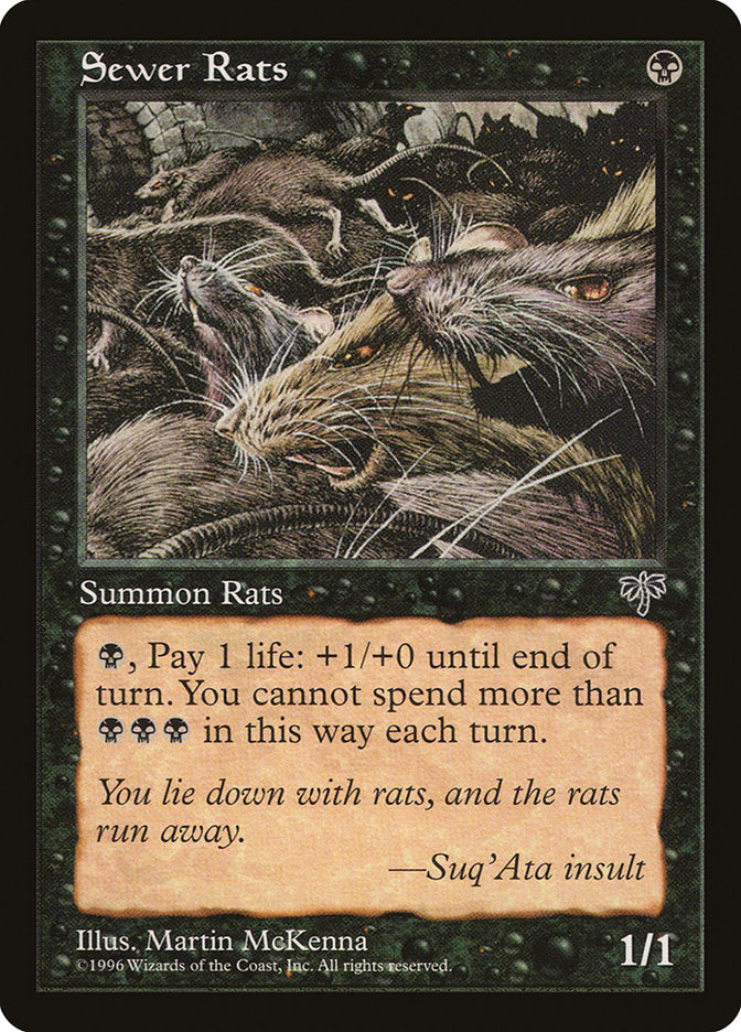 Sewer Rats [Mirage] | Golgari Games