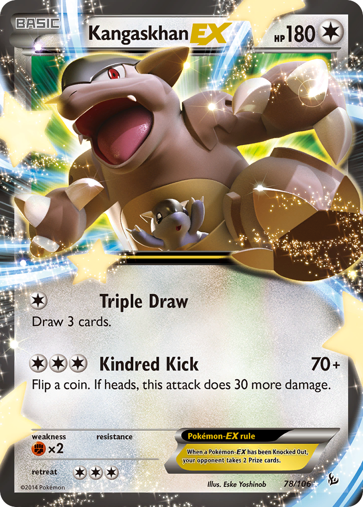 Kangaskhan EX (78/106) [XY: Flashfire] | Golgari Games