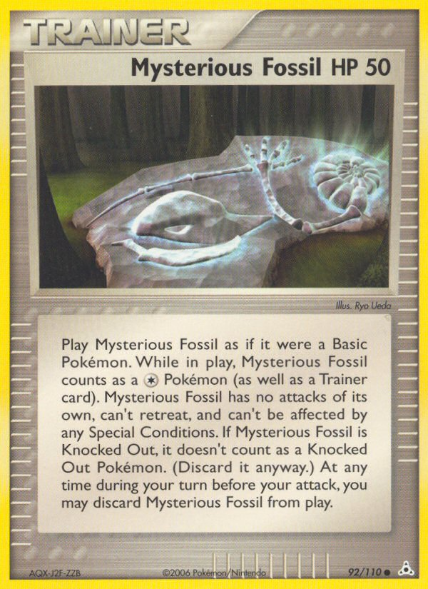 Mysterious Fossil (92/110) [EX: Holon Phantoms] | Golgari Games