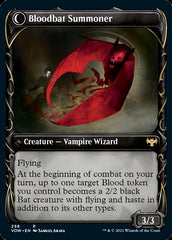 Voldaren Bloodcaster // Bloodbat Summoner (Showcase Fang Frame) [Innistrad: Crimson Vow] | Golgari Games