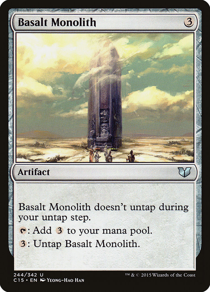 Basalt Monolith [Commander 2015] | Golgari Games