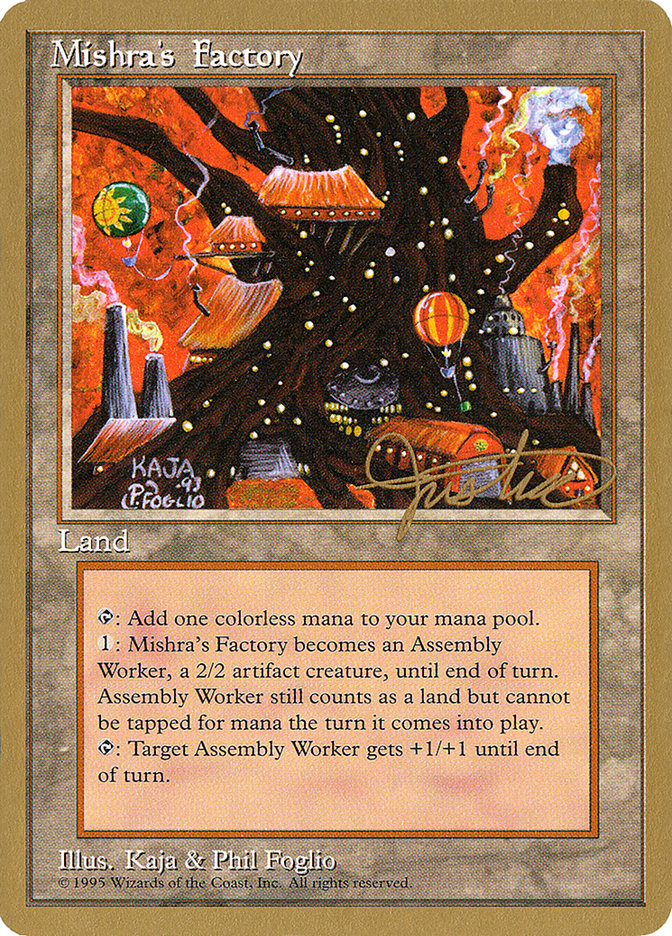 Mishra's Factory (Mark Justice) [Pro Tour Collector Set] | Local Legends