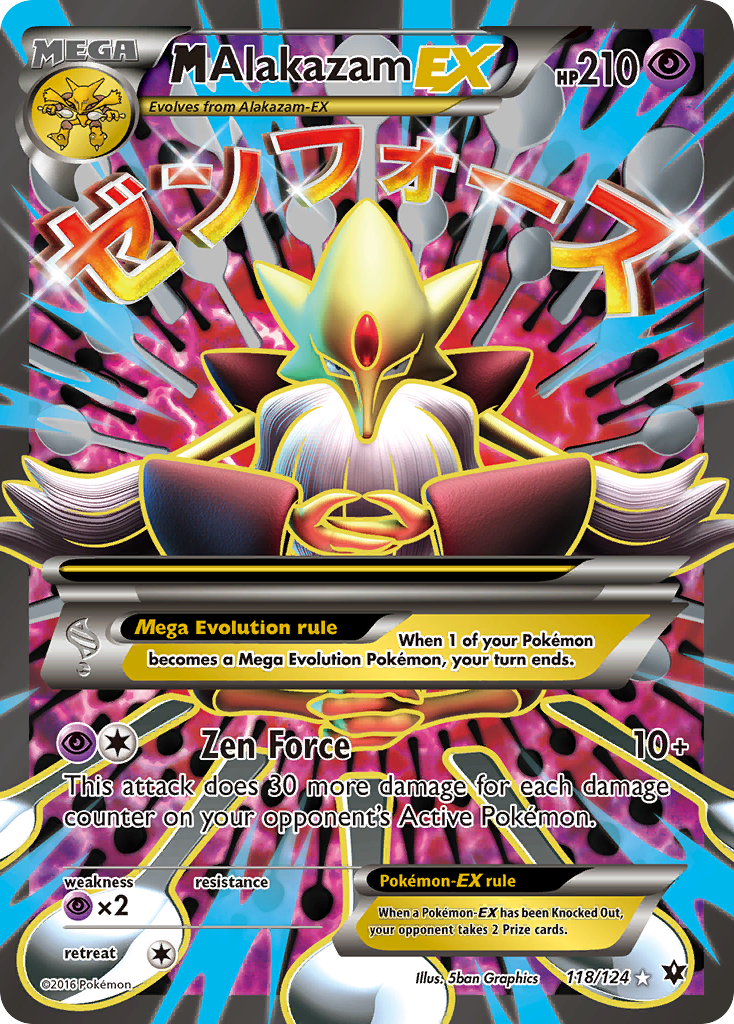 M Alakazam EX (118/124) [XY: Fates Collide] | Golgari Games