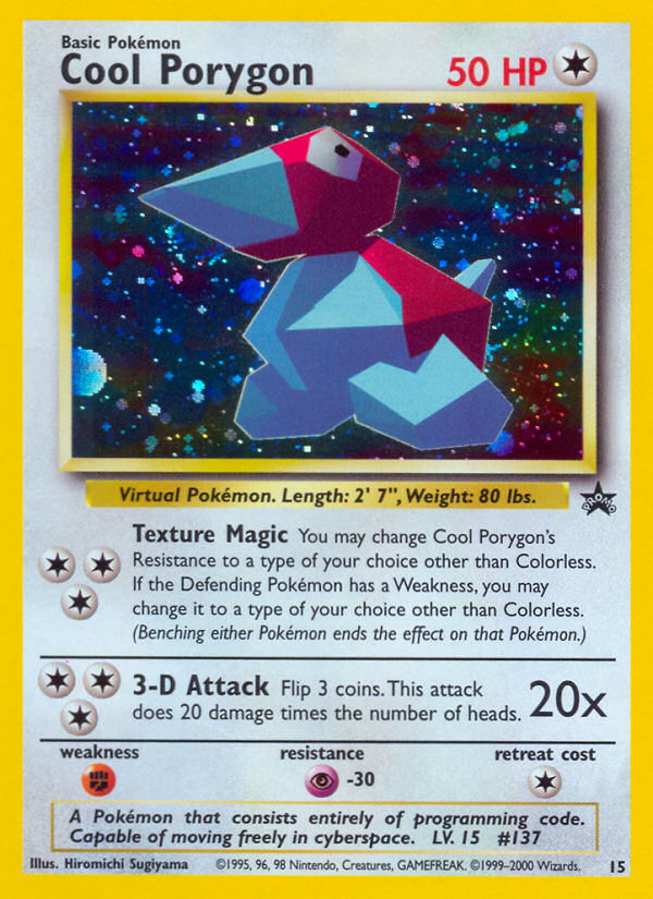 Cool Porygon (15) [Wizards of the Coast: Black Star Promos] | Golgari Games