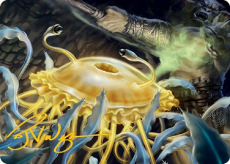 Flumph Art Card (Gold-Stamped Signature) [Dungeons & Dragons: Adventures in the Forgotten Realms Art Series] | Local Legends