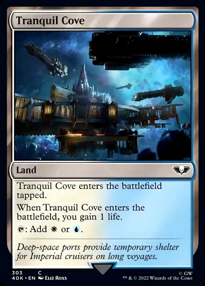 Tranquil Cove (Surge Foil) [Universes Beyond: Warhammer 40,000] | Local Legends